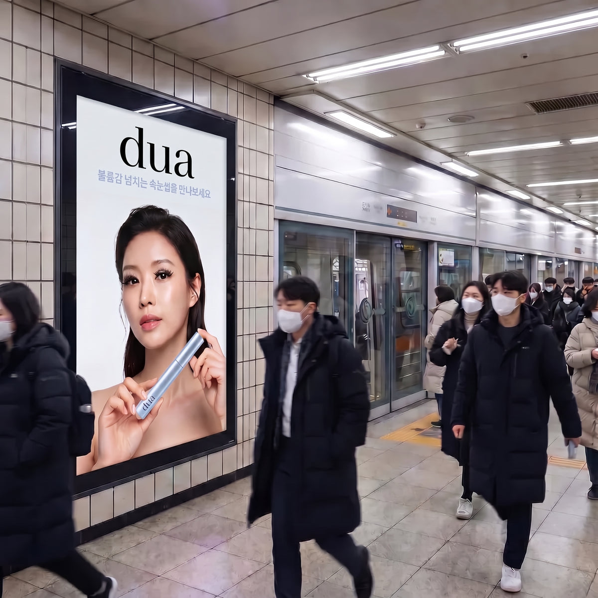 Lifestyle: product advert in Seoul